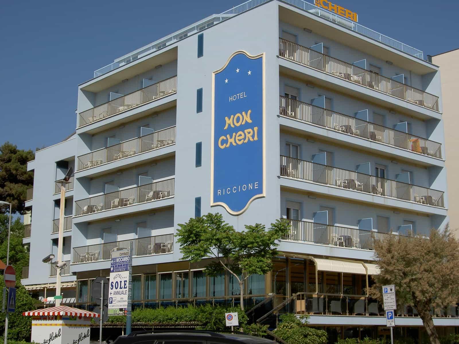 Hotel Mon Cheri Риччоне Екстер'єр фото